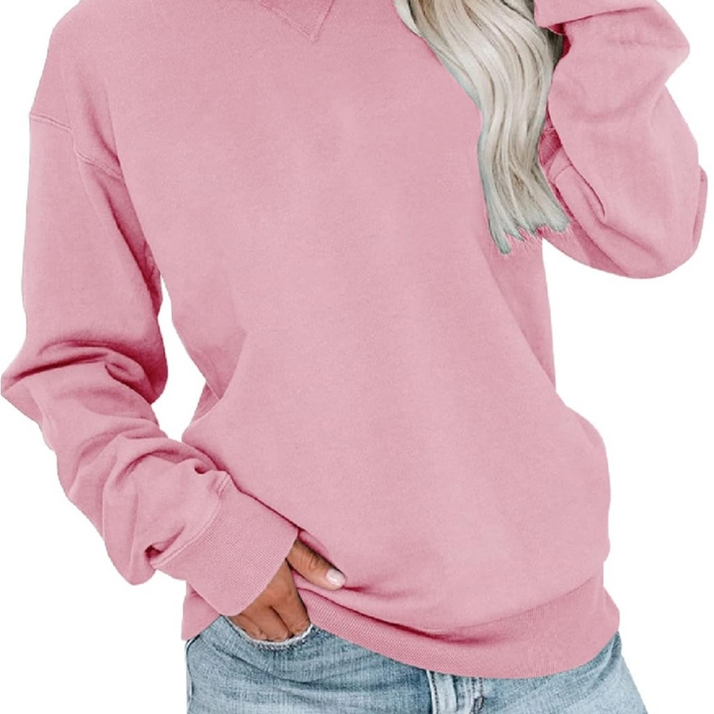 Pink Crewneck Sweatshirt - Small